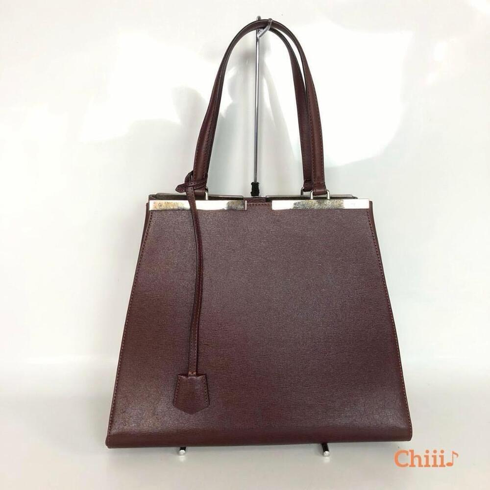 Fendi Trois Jours Handbag Purple